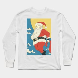 Santa Claus holding presents for children Long Sleeve T-Shirt